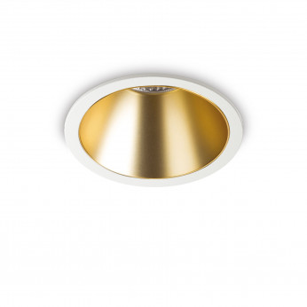 Ideal lux Faretto da incasso grande a led con struttura in allumnio rotondo Game Trim