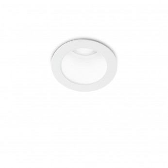 Ideal lux Faretto da incasso grande a led con struttura rotonda in alluminio Quark