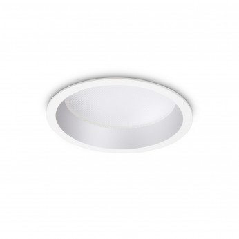 Ideal lux Faretto da incasso medio a led con struttura in alluminio rotonda Deep