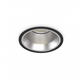 Ideal lux Faretto da incasso medio a led con struttura rotonda in alluminio Off