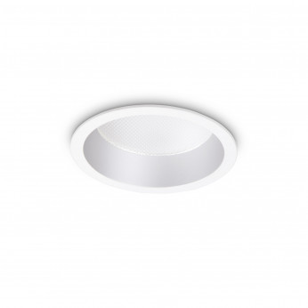 Ideal lux Faretto da incasso piccolo a led con struttura in alluminio rotonda Deep
