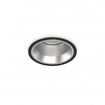 Ideal lux Faretto da incasso piccolo a led con struttura rotonda in alluminio Off