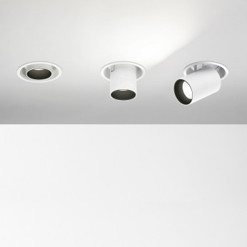Ideal lux Faretto da incasso piccolo a led struttura in alluminio e diffusore orientabile Nova