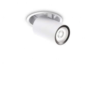Ideal lux Faretto da incasso piccolo a led struttura in alluminio e diffusore orientabile Nova