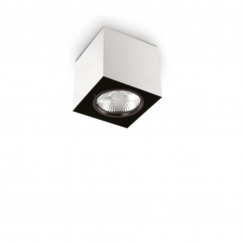 Ideal lux Faretto da soffito quadrato orientabile con struttura in metallo Mood