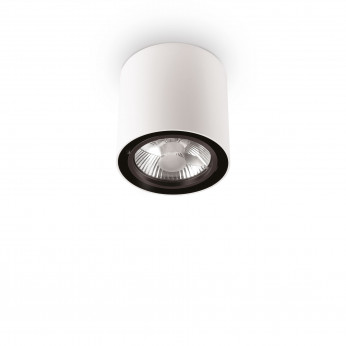 Ideal lux Faretto da soffito rotondo grande orientabile con struttura in metallo Mood