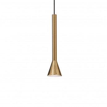 Ideal lux Lampada a sospensione con singolo diffusore led a cono in metallo verniciato Diesis