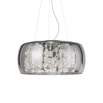 Ideal lux Lampada a sospensione grande con diffusore in vetro con sfere in vetro pendenti Audi-80