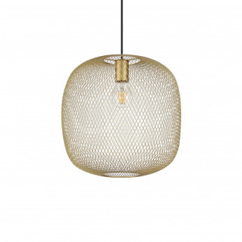 Ideal lux Lampada a sospensione grande moderna con diffusore a rete metallica Net