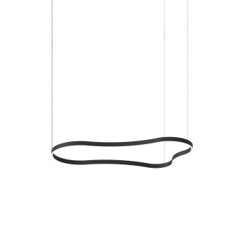 Ideal lux Lampada a sospensione LED grande con struttura in alluminio dal design moderno Waves