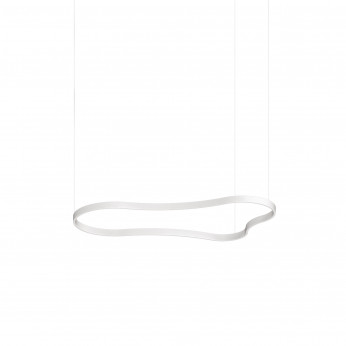 Ideal lux Lampada a sospensione LED grande con struttura in alluminio dal design moderno Waves