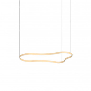 Ideal lux Lampada a sospensione LED grande con struttura in alluminio dal design moderno Waves