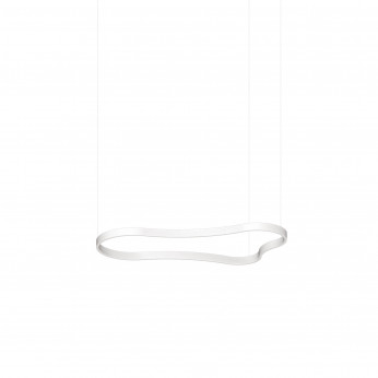 Ideal lux Lampada a sospensione LED media con struttura in alluminio dal design moderno Waves