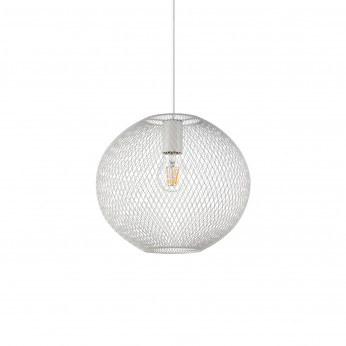 Ideal lux Lampada a sospensione media moderna con diffusore a rete metallica Net