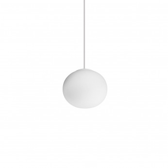 Ideal lux Lampada a sospensione moderna con diffusore in vetro rotondo acidato piccolo Cotton