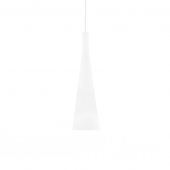 Ideal lux Lampada a sospensione moderna in metallo con diffusore in vetro Milk