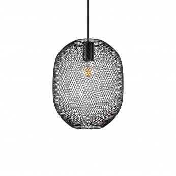 Ideal lux Lampada a sospensione piccola moderna con diffusore a rete metallica Net