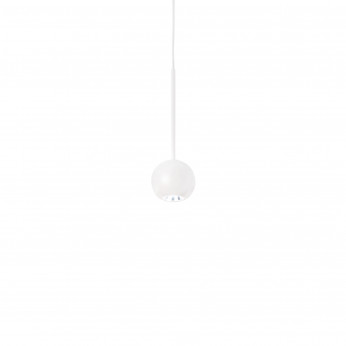 Ideal lux Lampada a sospensione singola a LED con diffusore in alluminio a sfera Archimede