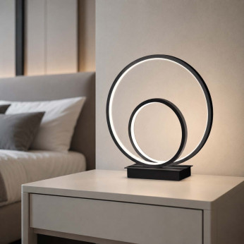 Ideal lux Lampada da comodino LED in metallo con diffusore in acrilico 3000 K Oz