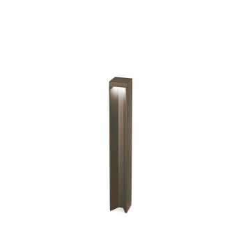Ideal lux Lampione da giardino a led con struttura in alluiminio e diffusore in vetro Kurt