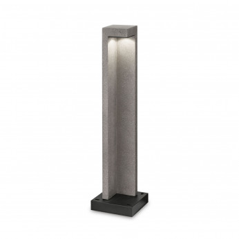 Ideal lux Lampione da giardino a led con struttura in resina alta e base in metallo Titano
