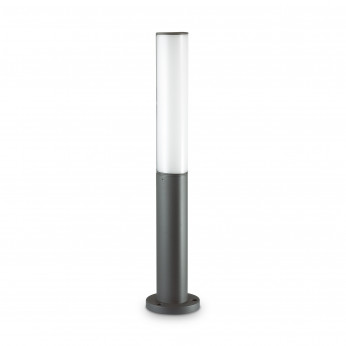 Ideal lux Lampione da giardino a led in alluminio rotonda e diffusore in policarbonato Etere