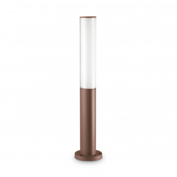 Ideal lux Lampione da giardino a led in alluminio rotonda e diffusore in policarbonato Etere