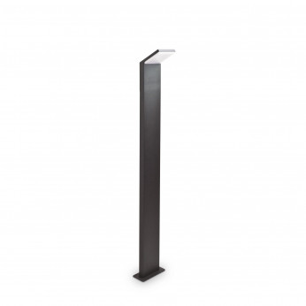 Ideal lux Lampione da giardino a led struttura alta in alluninio e diffusore in acrilico Style