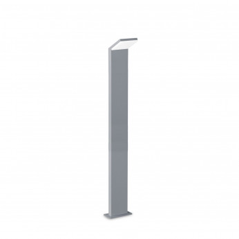 Ideal lux Lampione da giardino a led struttura alta in alluninio e diffusore in acrilico Style