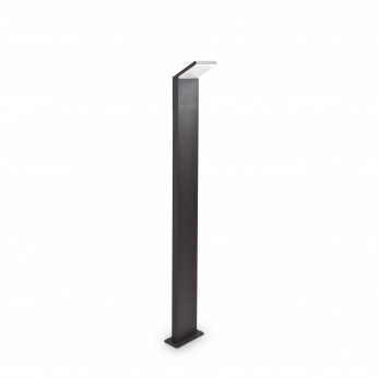 Ideal lux Lampione da giardino a led struttura alta in alluninio e diffusore in acrilico Style