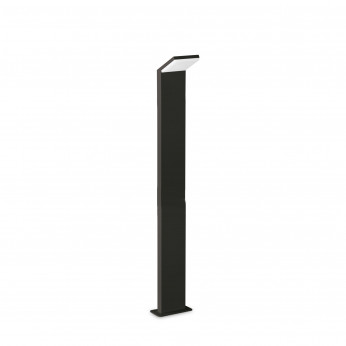 Ideal lux Lampione da giardino a led struttura alta in alluninio e diffusore in acrilico Style