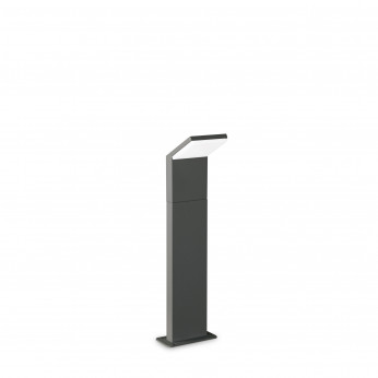 Ideal lux Lampione da giardino a led struttura bassa in alluninio e diffusore in acrilico Style