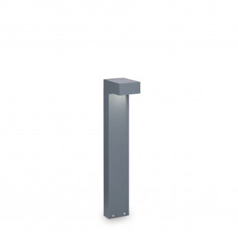 Ideal lux Lampione da giardino con struttura in alluninio e diffusore in vetro Sirio