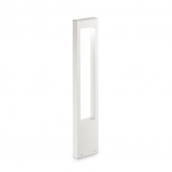 Ideal lux Lampione da giardino moderna con struttura in alluminio e diffusore in vetro Vega