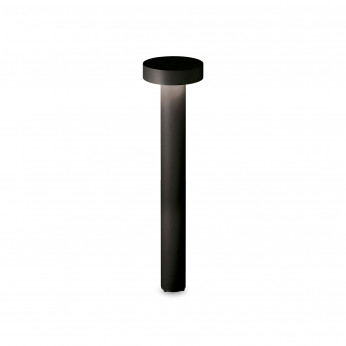 Ideal lux Lampione da giardino moderna struttura alta in alluminio e diffusore in acrilico Tesla