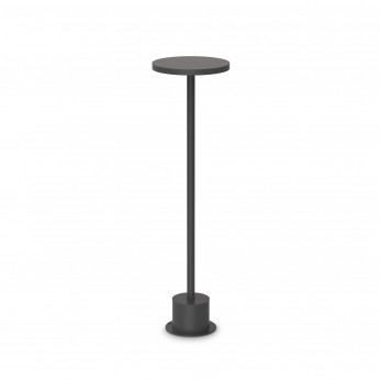 Ideal lux Lampada da tavolo a led dimmerabile con struttura in alluminio alta e larga Toffee