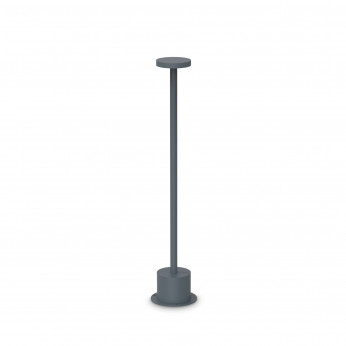 Ideal lux Lampada da tavolo a led dimmerabile con struttura in alluminio alta e stretta Toffee