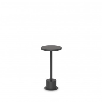 Ideal lux Lampada da tavolo a led dimmerabile con struttura in alluminio bassa e larga Toffee