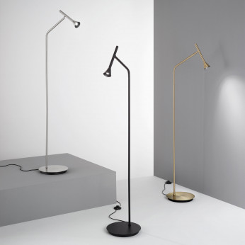 Ideal lux Lampada da terra a led moderna con struttura in metallo e diffusore orientabile Diesis