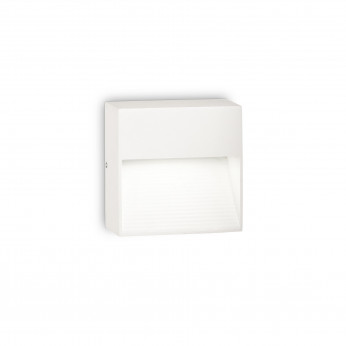 Ideal lux Lampada segnapassi da esterno a led con struttura in alluminio quadrata Down