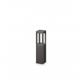 Ideal lux Lampioncino da giardino a led con struttura in alluminio e diffusore in vetro Tifone