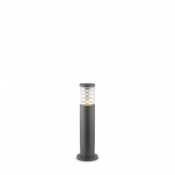 Ideal lux Paletto luce da giardino con struttura bassa in alluminio e diffusore in vetro Tronco
