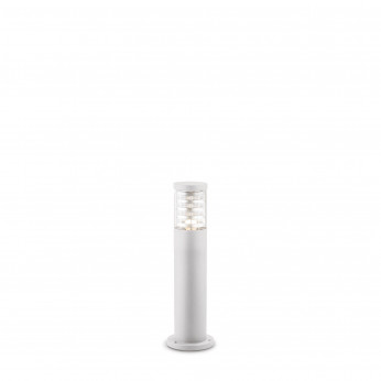 Ideal lux Paletto luce da giardino con struttura bassa in alluminio e diffusore in vetro Tronco