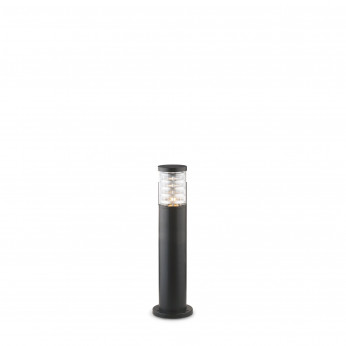 Ideal lux Paletto luce da giardino con struttura bassa in alluminio e diffusore in vetro Tronco
