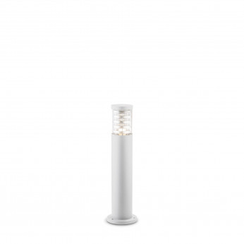 Ideal lux Lampione da giardino con struttura media in alluminio e diffusore in vetro Tronco