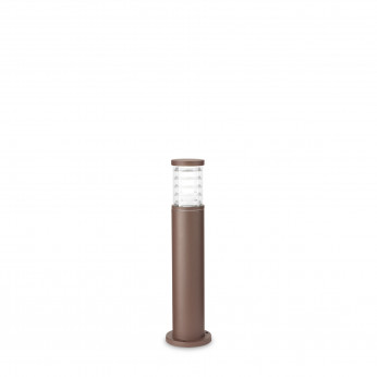 Ideal lux Lampione da giardino con struttura media in alluminio e diffusore in vetro Tronco