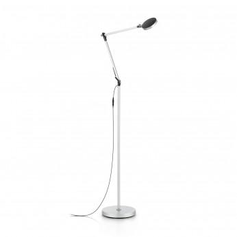 Ideal lux Piantana a led con struttura in alluminio e diffusore orientabile Futura
