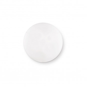 Ideal lux Plafoniera grande con diffusore in vetro sabbiato rotondo e ganci in metallo Simply