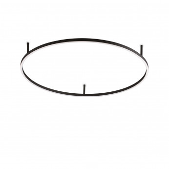 Ideal lux Plafoniera led circolare grande con montatura sottile in alluminio Oracle Slim Round