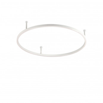 Ideal lux Plafoniera led circolare media con montatura sottile in alluminio Oracle Slim Round